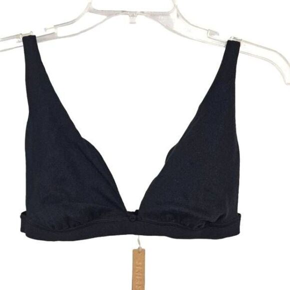 SKIMS COTTON RIBBED TRIANGLE BRA NWT - Picture 1 of 9
